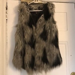 Faux Fur/Feather Vest
